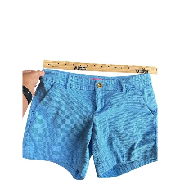Lilly Pulitzer 5" Callahan Stretch Short In Zanzibar Blue Size 0‎ Summer - Picture 7 of 10